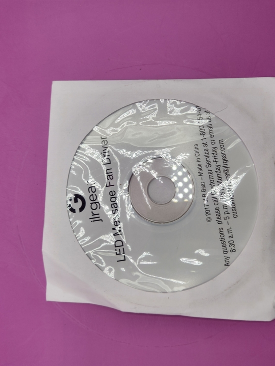 Black USB LED Message Fan - Picture 5 of 7